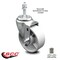 Service Caster Semi Steel Swivel Threaded Stem Caster w/Roller Bearing - 4" Wheel & 3/8" Stem SCC-TS20S415-SSR-381615 - alternate 3